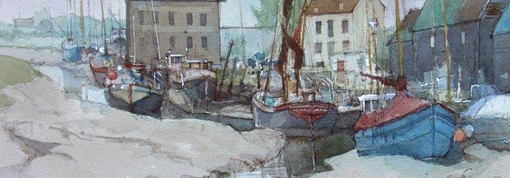 Painting by one of the Wapping Group of Artists