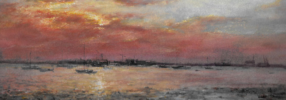 Painting by one of the Wapping Group of Artists