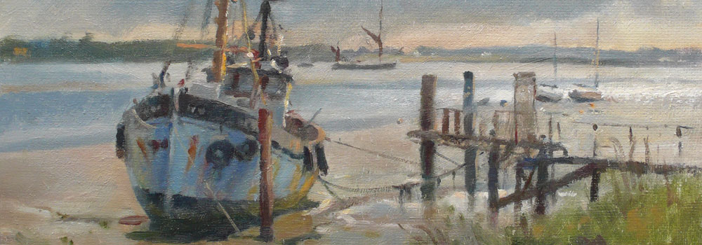 Painting by one of the Wapping Group of Artists